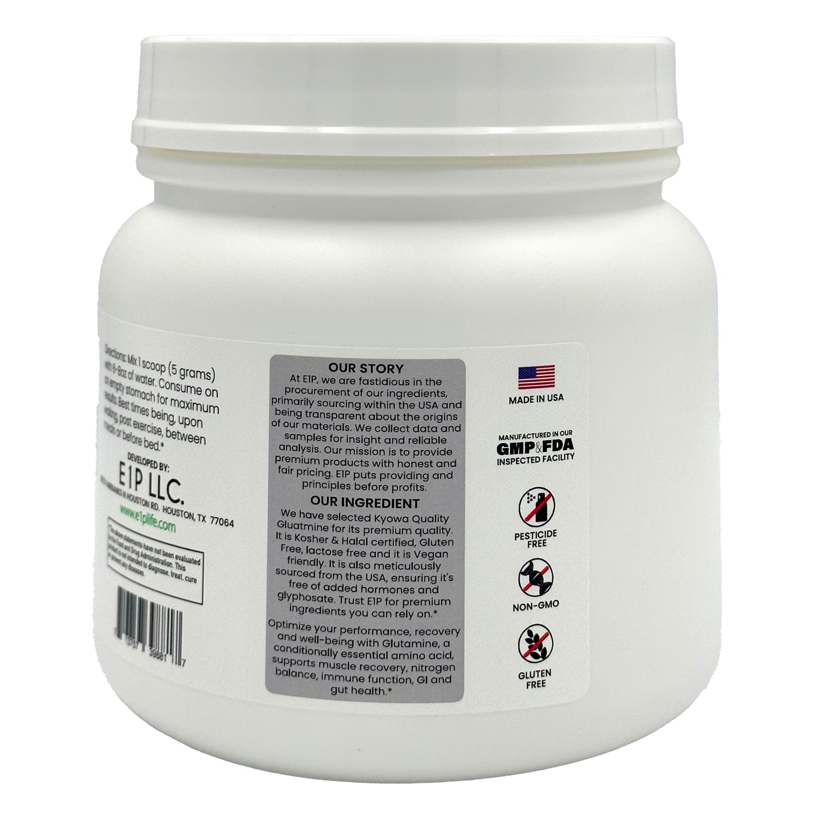 L-GLUTAMINE POWDER 600 GRAMS