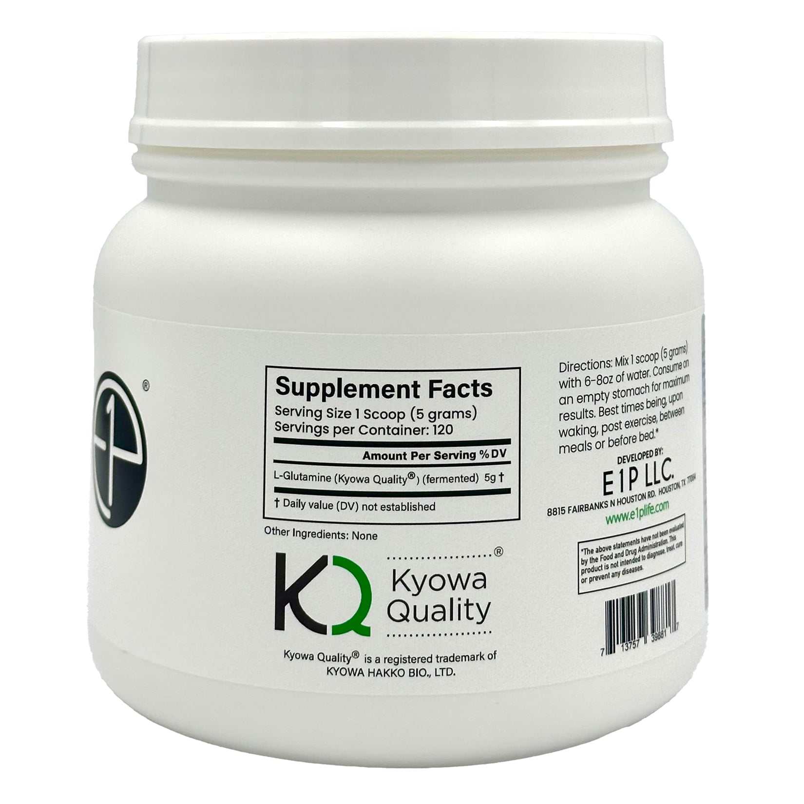 L-GLUTAMINE POWDER 600 GRAMS