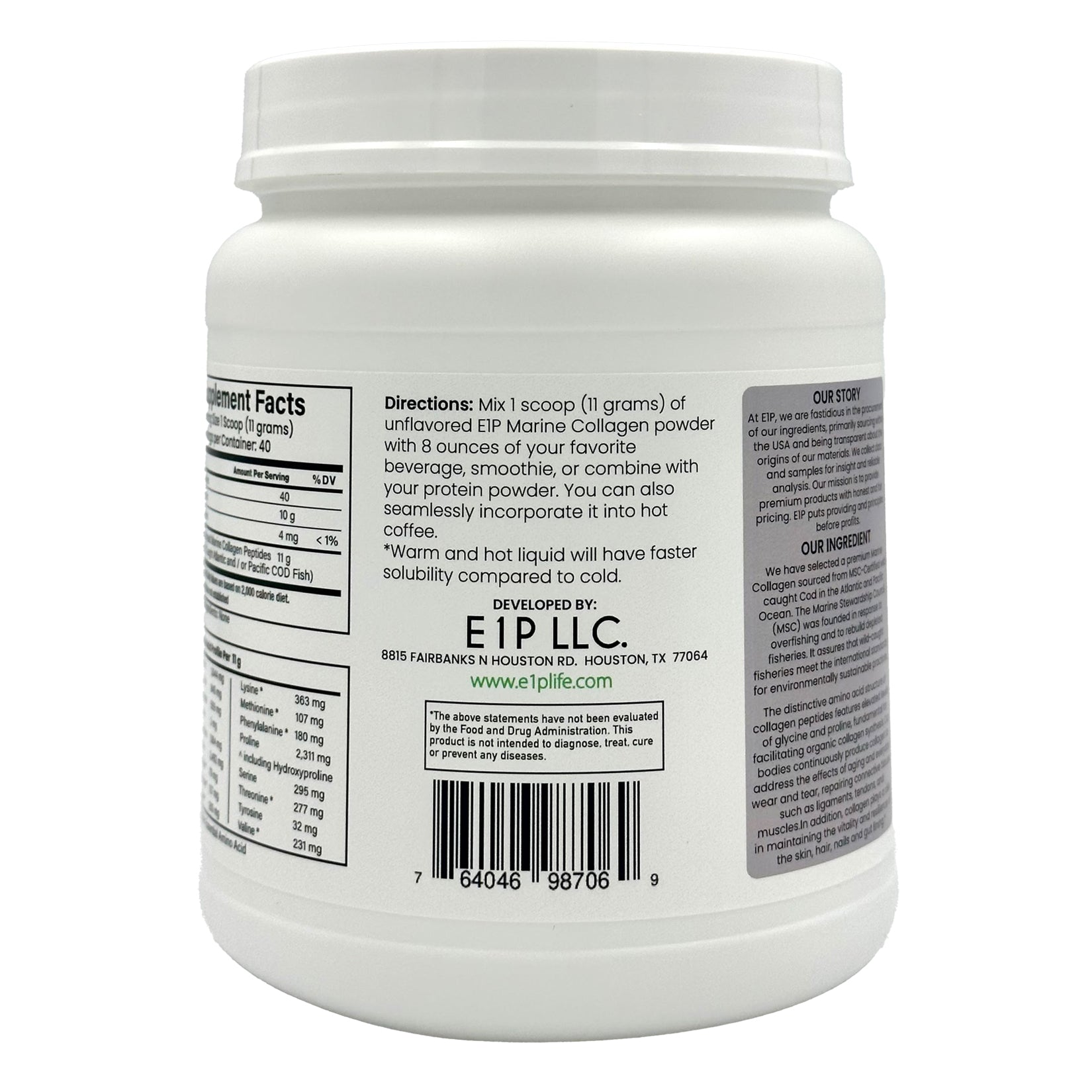 MARINE COLLAGEN POWDER 440 GRAMS