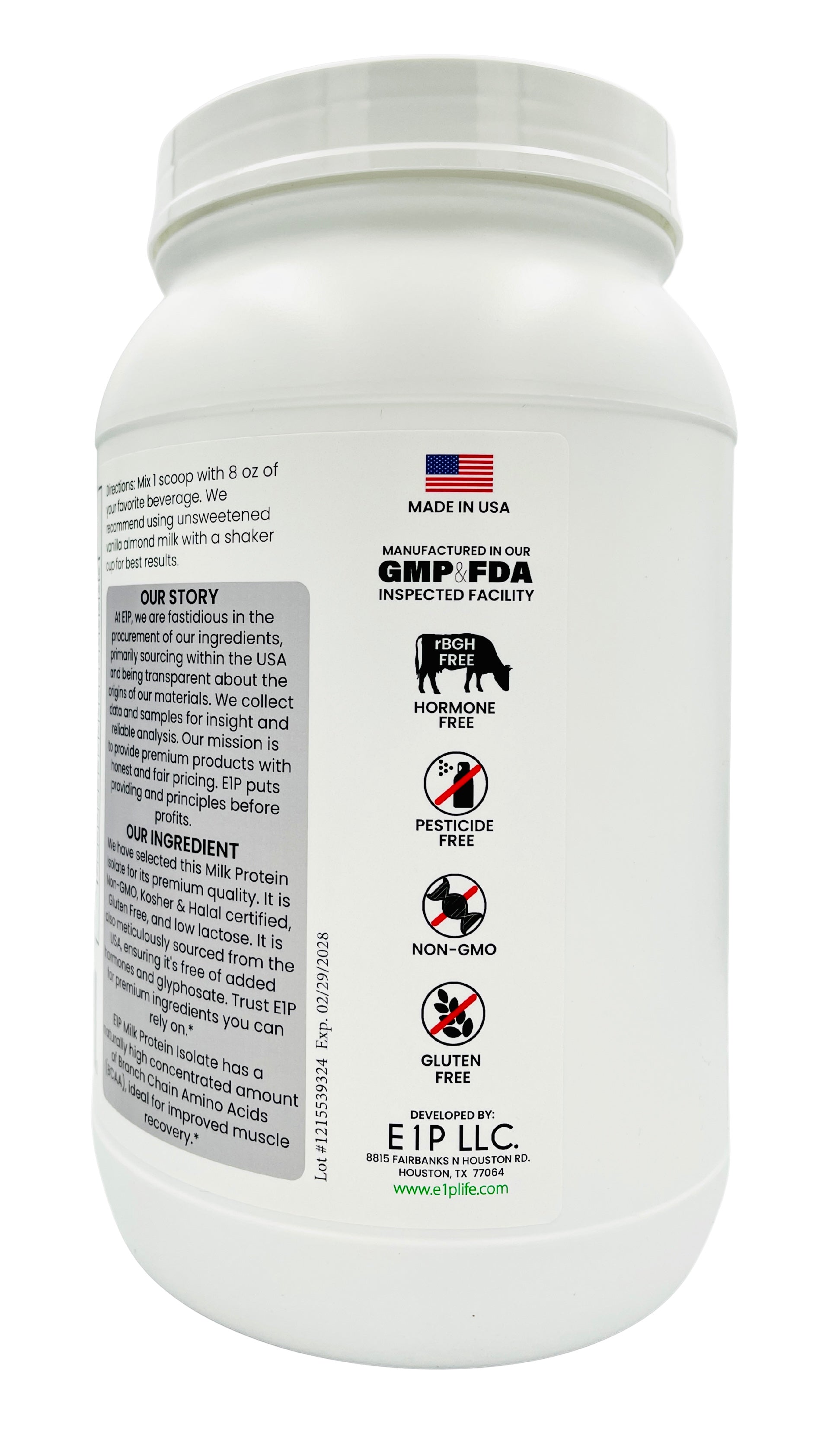 MILK PROTEIN ISOLATE 2 LBS UNFLAVORED